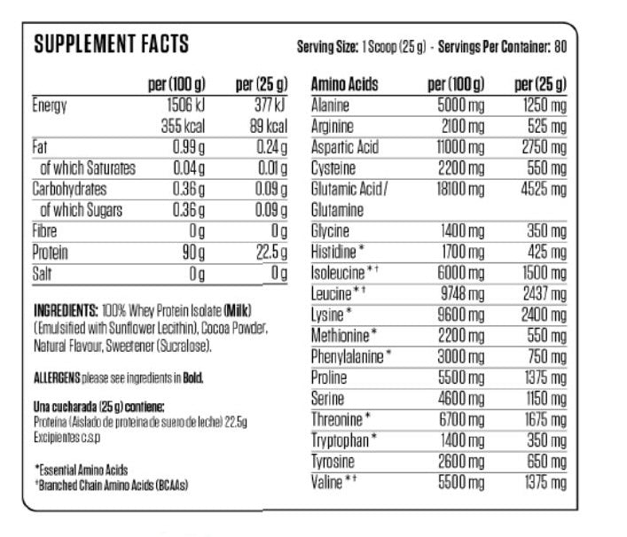 ISO XP 1KG - APPLIED NUTRITION