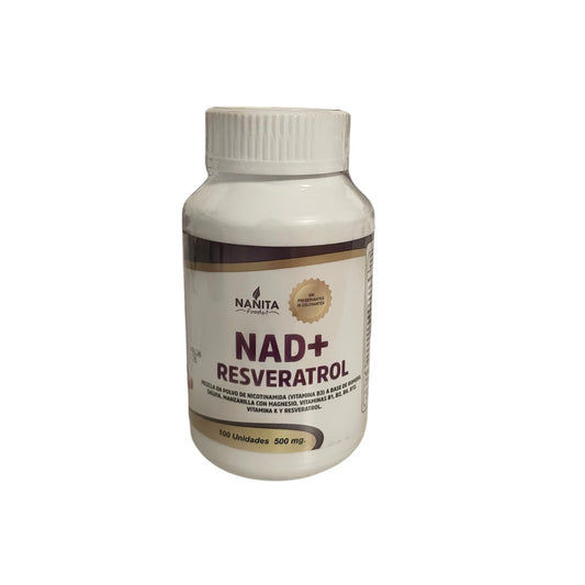NAD + RESVERATROL - 100 CAPSULAS